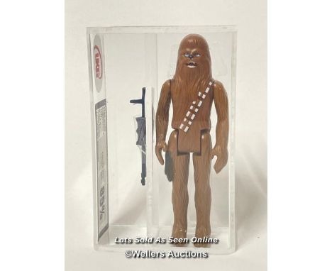 Star Wars vintage Chewbacca 3 3/4" figure, HK , 1977, UKG graded 85% figure 90 paint 85.  