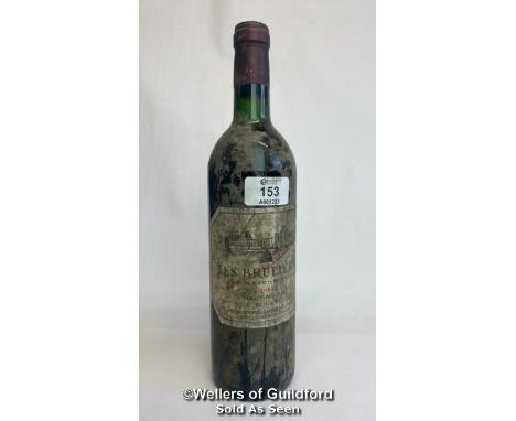 1985 Les Bruliers Beychevelle, Haut Medoc, 75cl, No vol indicated / Please see images for fill level and general condition. P