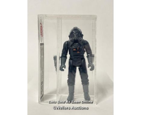 Star Wars vintage Tie Fighter Pilot 3 3/4" figure, HK 1982, UKG graded 85% figure 85 paint 85 