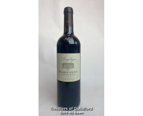 2009 Angelique De Monsbousquet Saint-Emilion Grand Cru, 75cl, 14% vol / Please see images for fill level and general conditio