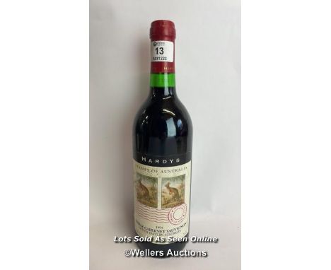 1994 Hardys Shiraz Cabernet Sauvignon "Stamps of Austalia', 75cl, 12.5% vol / Please see images for fill level and general co