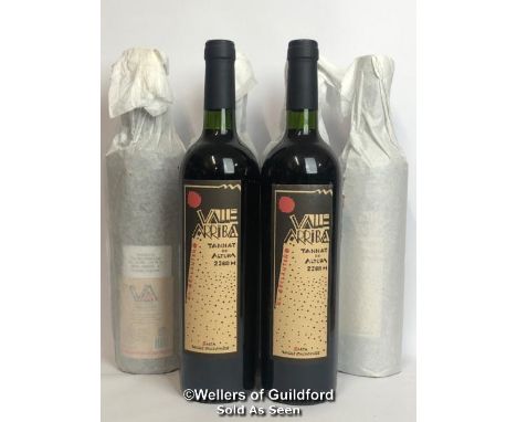 SIX BOTTLES OF 2017 "EL SECLANTENO" TANNAT DE ALTURA 2200M, VALLE ARRIBA, 75CL, 14.5% VOL / THIS LOT ATTRACTS VAT ON THE HAMM