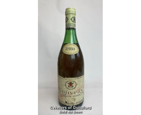 1980 Monmousseau Vouvray, Blancs De Blancs, 75cl, No vol indicated / Please see images for fill level and general condition. 