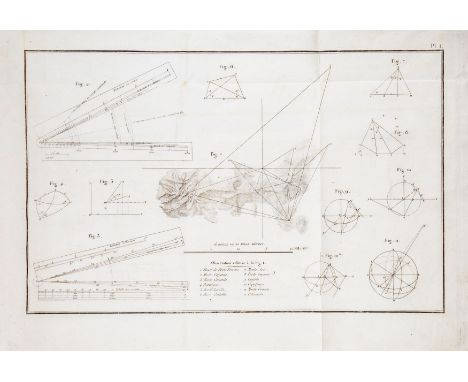 Topografia/Topography. Puissant Louis. Traité de topographie, d'arpentage et de nivellement... Deuxième édition. Paris, Louis
