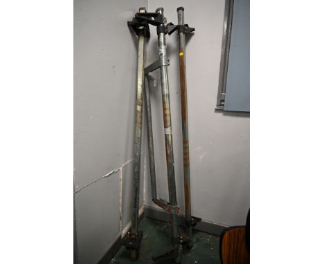 Three Rhino Delta roof bars with roller and 4 bar stops 