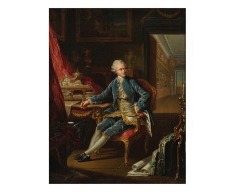 Michel Romagnesi (Paris 1731-1813)Portrait de Jean-Charles-Philibert Trudaine de Montigny (1733-1777)  signé 'Romagnesi.' (su