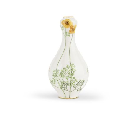 Vase art nouveau en porcelaine de Sèvres, vers 1911-12A Sèvres Art Nouveau vase, circa 1911-1912Hard-paste porcelain baluster