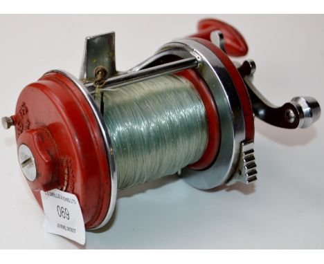 VINTAGE K.P. MORRITT LTD "INTREPID SEA STREAK" MULTIPLIER SEA FISHING REEL     