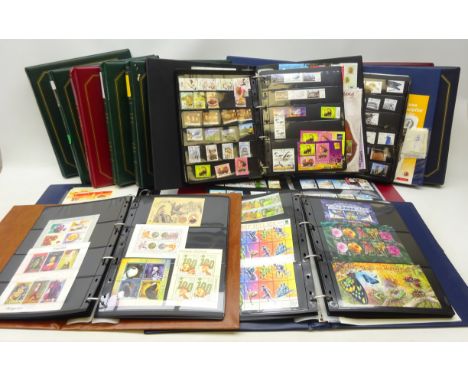 Thirteen ring binder albums containing mostly mint World stamps including; Australia, China, Israel, Singapore, Portugal, Ire