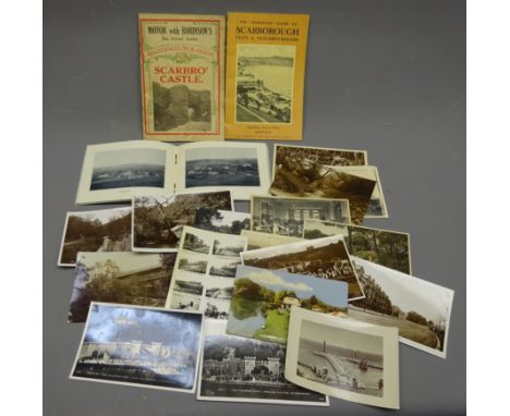 The 'Borough' Guide to Scarborough, Waddingtons Guide to Scarboro' Castle, Horne's Penny Album of 36 Whitby Views and a small