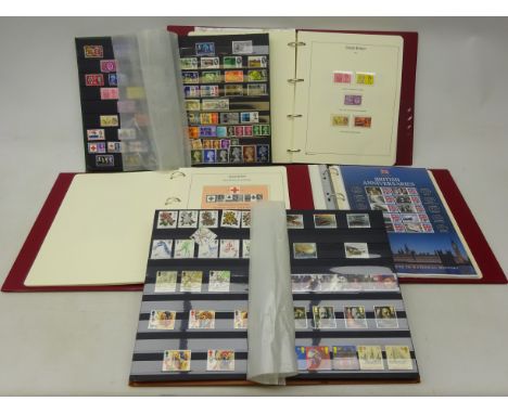 Collection of Great British stamps including; fiscal stamps, cinderella postal issues, Queen Elizabeth II De La Rue 1959 cast