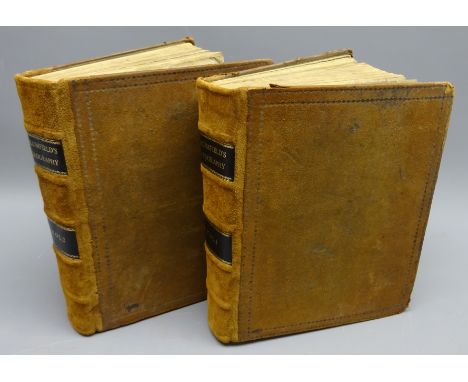 Blomfield Rev E.: A General View of the World. 1807 Bungay. Two volumes. Maps. Manuscript inscriptions to each volume. Full s