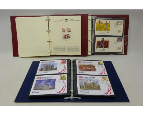Collection of Olympic stamps and FDCs including; 'Lillehammer Winter Olympics 1994', covers relating to the 1988, 1992 and 19