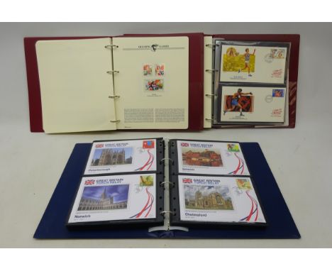 Collection of Olympic stamps and FDCs including; 'Lillehammer Winter Olympics 1994', covers relating to the 1988, 1992 and 19