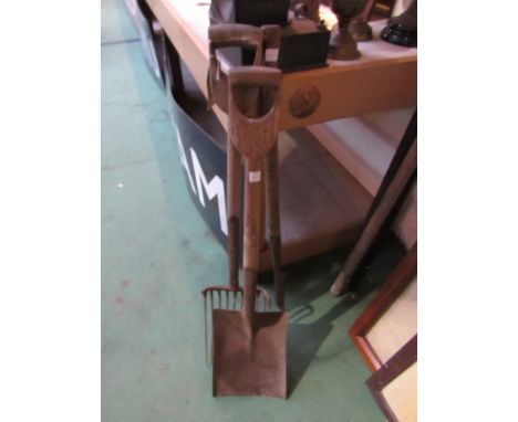 A potato fork, spade and slasher (3)