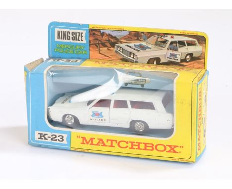 Matchbox King Size, K-23 Mercury Police car, boxed