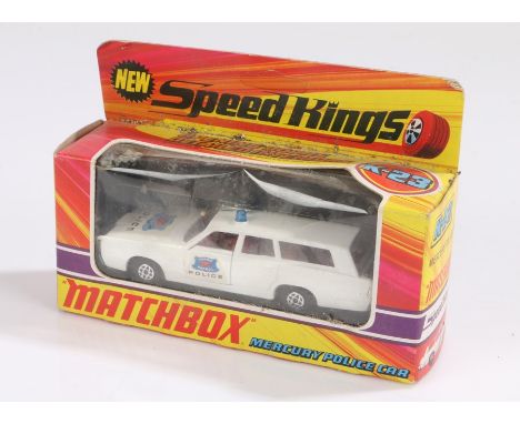 Matchbox Speed Kings, K-23 Mercury Police Car, boxed