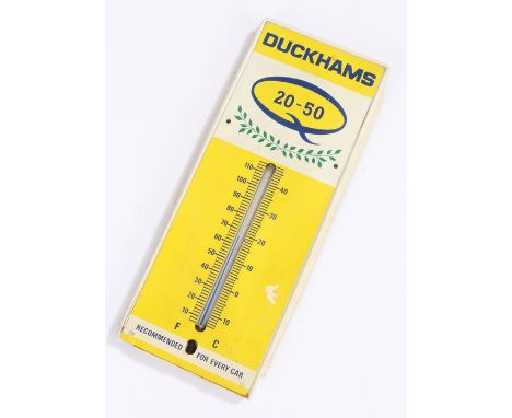 Duckmans 20-50 advertising thermometer, 14cm by 32.5cm