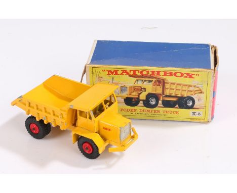 Matchbox Lesney, Foden Dumper Truck, K-5, boxed