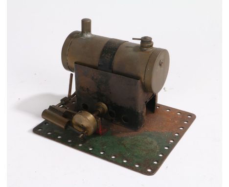 Mamod stationary engine, in black, 14cm long 