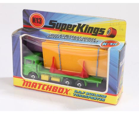 Matchbox Super Kings,  K-13 D.A.F. Building Transporter, boxed