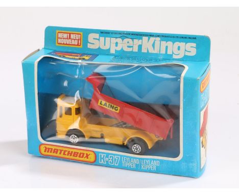 Matchbox Super Kings, K-37 Leyland Tipper, boxed