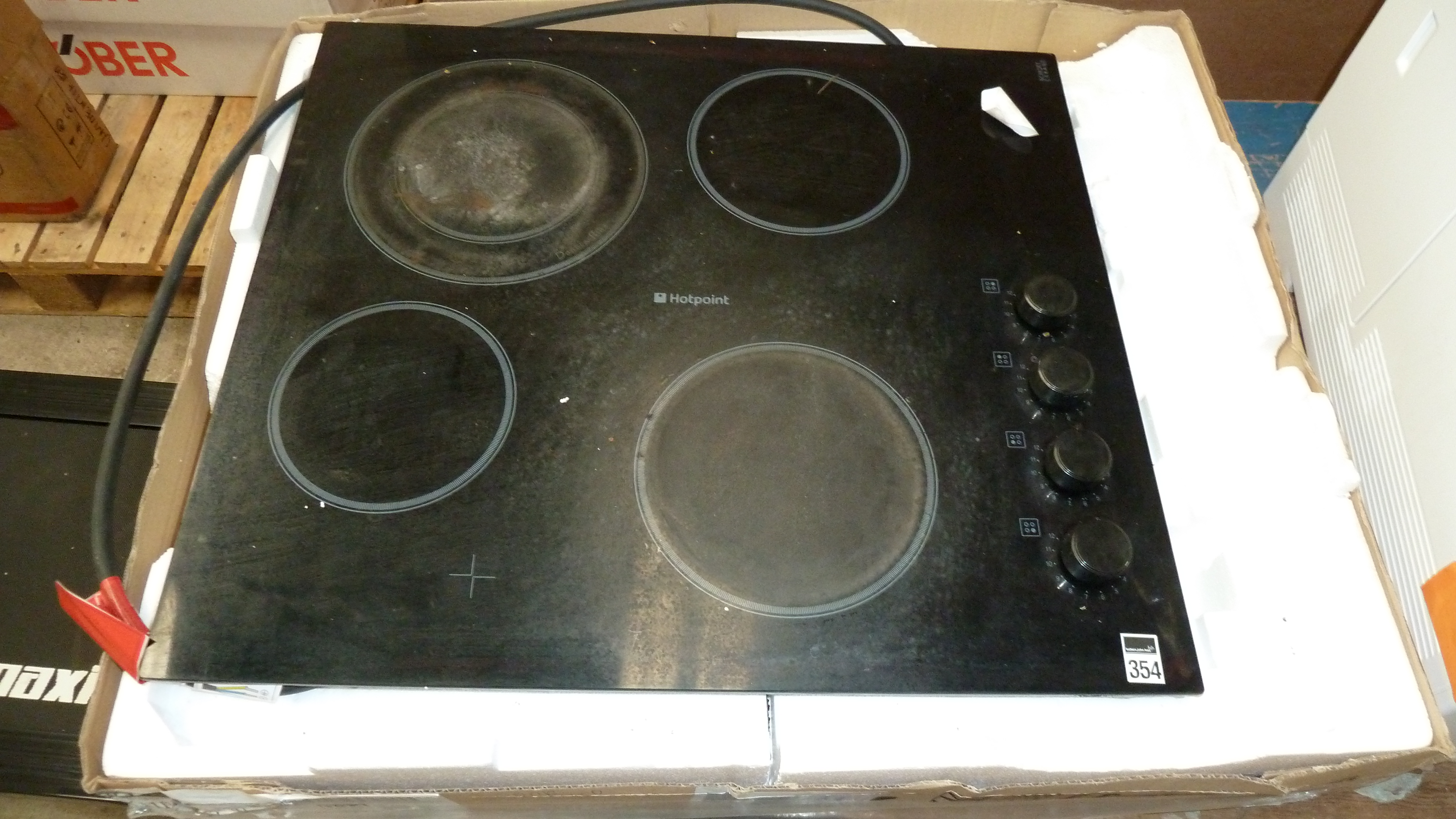 Schott Ceran Hotpoint 4 Ring Electric Hob