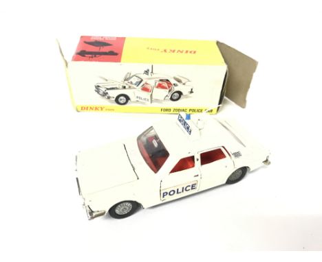 A Boxed Dinky Toys Ford Zodiac Police Car #255. NO RESERVE