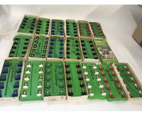 Collection of 19 Subbuteo teams ..1 player missing from Argentina