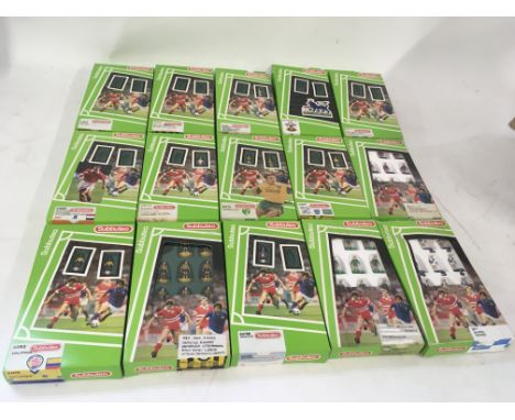 Collection of 15x Boxed Subbuteo team