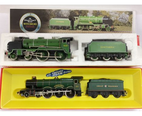 A Boxed Hornby SR Schools Class V Loco Stowe (A/F) and a GWR 4-6-0 Hall Locomotive #R.759.