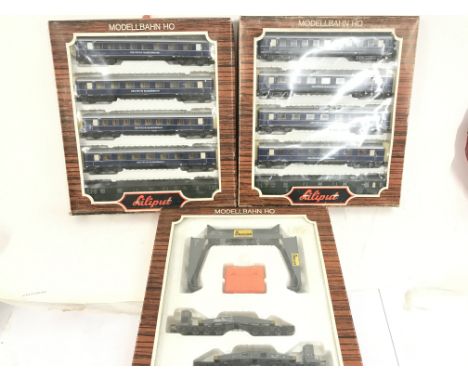 2 X Liliput HO scale Locomotive sets #833 and a Dockyard Set #383 10. (3).