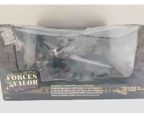 A Boxed Forces of Valor 1/32 Scale German BF 109G-6 Red 29.