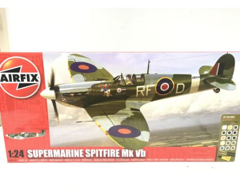 A Boxed Airfix Supermarine Spitfire Mk Vb 1/24 Scale.