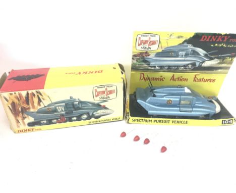 A Boxed Dinky Toys Captain Scarlet Spectrum Pursuit Vehicle. #104.