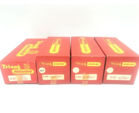 4 Boxed Hornby Tri-Ang 00 Gauge Locomotives. Including 0-6-0 Class 3F Tender Loco Black Livery. 2 X 0-4-0 Diesel Locomotive G