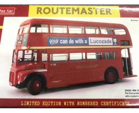 A Boxed Sunstar Routemaster bus 1/24 Scale.