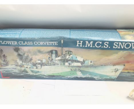 A Boxed Revell 1:72 Scale H.M.C.S. Snowberry.