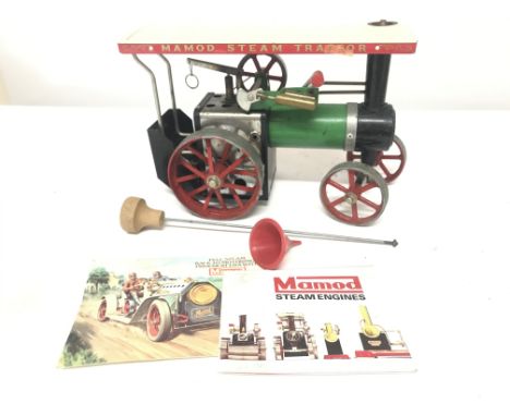 A Boxed Mamod Steam Tractor.