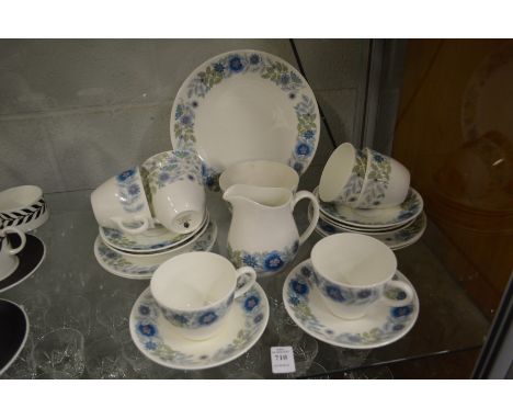 A Wedgwood Clementine part tea service.