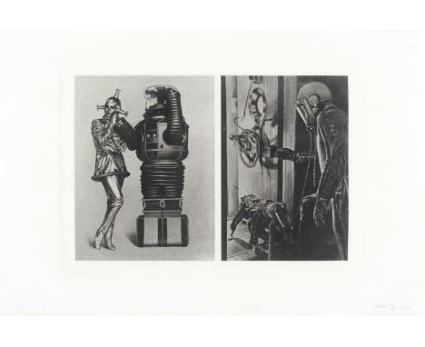 Sir Eduardo Paolozzi (British, 1924-2005)Cloud Atomic Laboratory The complete set of eight photo etchings printed in black, 1