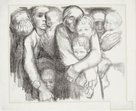 Käthe Kollwitz (German, 1867-1945)Mütter (Klipstein 135; Knesebeck 140) Lithograph printed in black, 1919, on J. W. Zanders, 