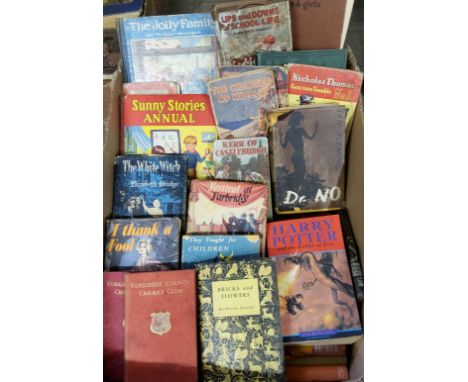 Books - Children's Books - Fleming, Ian: Dr No in original dust cover; Harry Potter and The Goblet of Fire; Victorian and lat