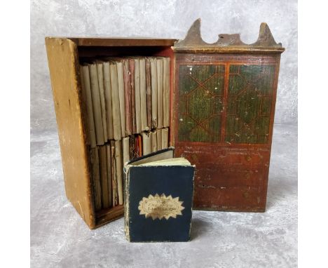 The Infant's Library, made and sold by John Marshall, 15 (of 16) volumes nos.1-15, circa 1800, most with engraved illustratio