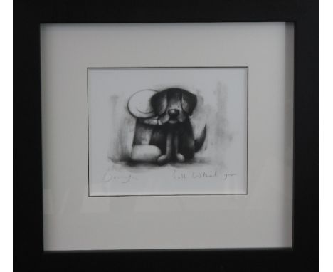 DOUG HYDE, (20th Century, British), 'Lost Without You', limited edition monochrome print 75/95, signed in pencil by the artis