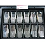 Archive Collection of 54 Vertu Ascent phones made of Titanium, Stainless Steel, Ceramic Pillow,