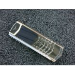 Vertu Signature S Phone with Diamond Pillow Frame & Polished Stainless. Furnished with Ceramic
