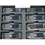 Archive Collection of 16 Vertu Signature S Phones made of Stainless Steel, Ceramic Pillow,