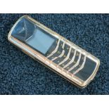 Vertu Signature Classic, 18kt Yellow Gold Phone with Full Yellow Gold Outer Cover & 18kt Yellow Gold
