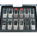 Archive Collection of 46 Vertu Ascent Ti Phones made of Titanium, Stainless Steel, Ceramic Pillow,